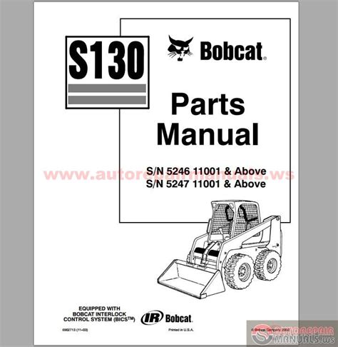 bobcat parts lookup manual